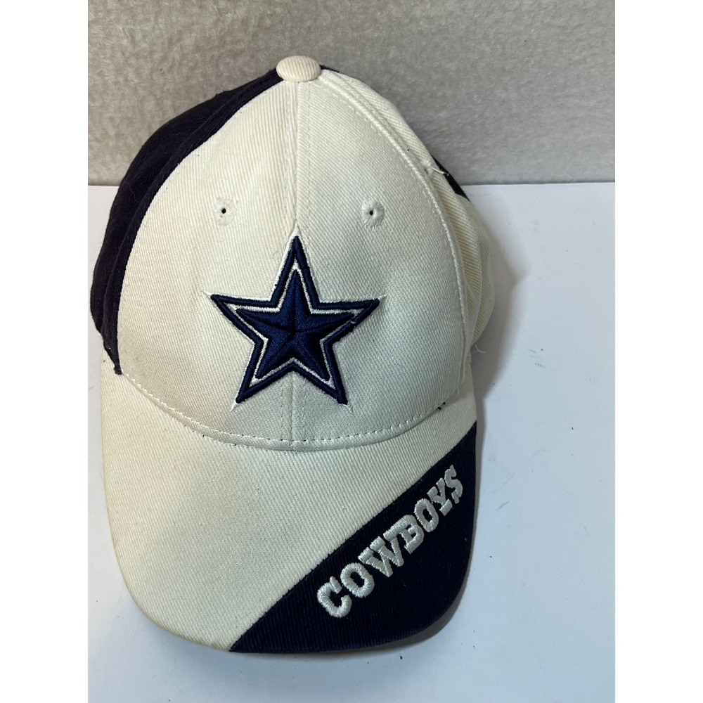 NFL Team Apparel Dallas Cowboys Hat Star Colorblock OSFA Navy White Baseball Cap
